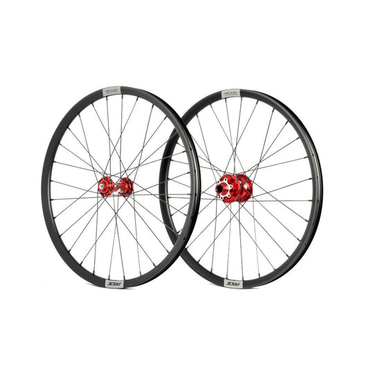 Par de Rodas PRIDE 20" (451mm) Control V2 Disc Helium M21 Eixos 10/15mm Vermelho