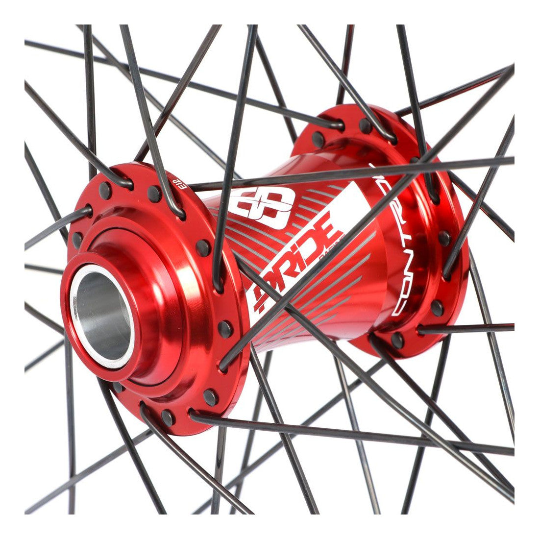 Par de Rodas PRIDE 24" (507mm) Control V1 Disc Axes 20/10mm Vermelho