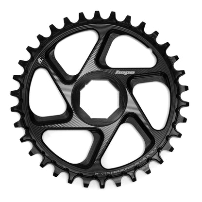 Prato Simples HOPE R22 9/10/11/12V Direct Mount E-Bike BROSE Preto