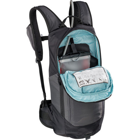 Mochila com proteção dorsal EVOC FR LITE RACE 10L Cinza