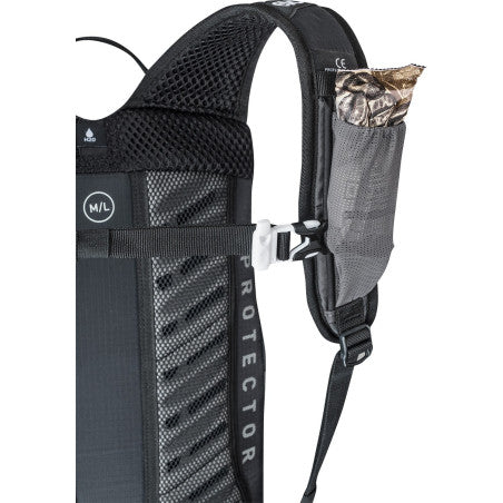 Mochila com proteção dorsal EVOC FR LITE RACE 10L Cinza