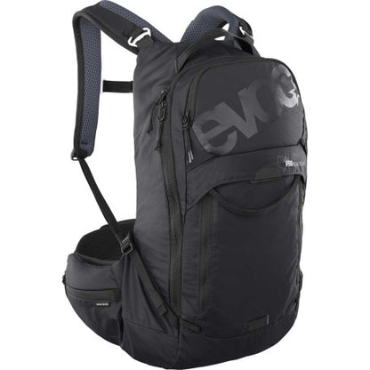 Mochila com Proteção Dorsal EVOC TRAIL PRO BLACKLINE 16 L Preto