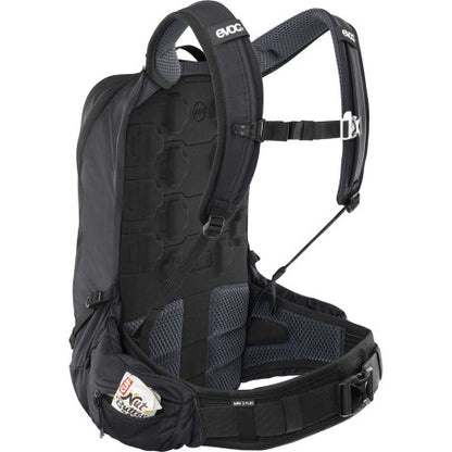 Mochila com Proteção Dorsal EVOC TRAIL PRO BLACKLINE 16 L Preto