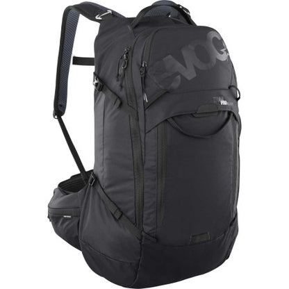 Mochila com Proteção Dorsal EVOC TRAIL PRO BLACKLINE 26 L Preto