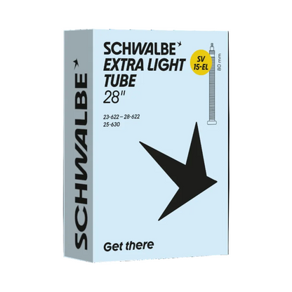Câmara de ar SCHWALBE Extra Light SV15 EL 700x18/28c Presta