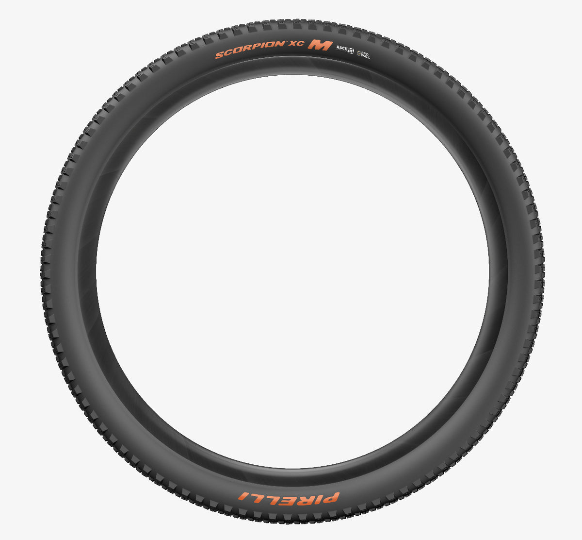 Pneu PIRELLI SCORPION RACE XC M ProWall 29x2.40 Tubeless Ready de talão flexível preto/laranja