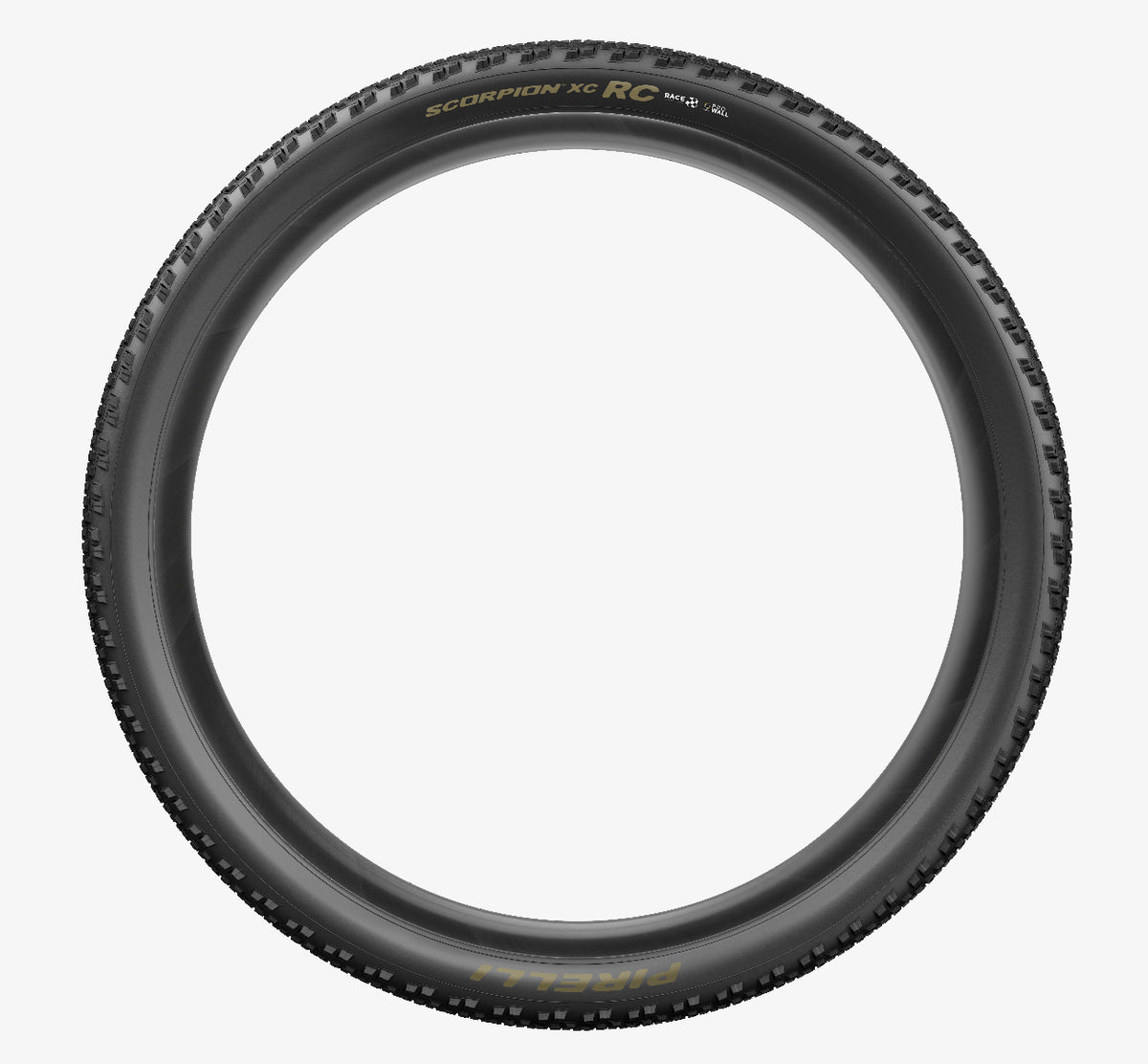 Pneu PIRELLI SCORPION RACE XC RC ProWall 29x2.40 Tubeless Ready de talão flexível preto/dourado