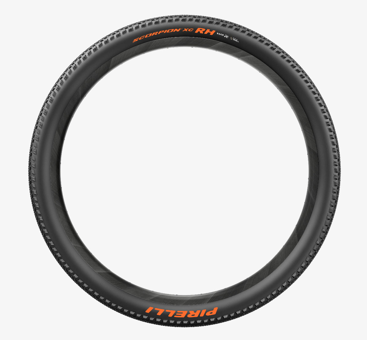 Pneu PIRELLI SCORPION RACE XC RH ProWall 29x2.40 Tubeless Ready de talão dobrável preto/laranja