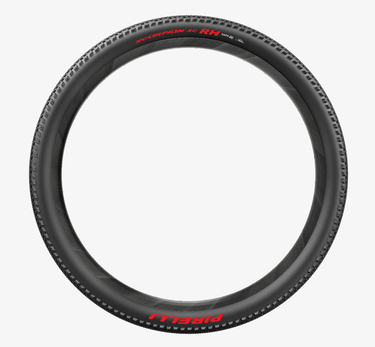 Pneu PIRELLI SCORPION RACE XC RH ProWall 29x2.40 Tubeless Ready de talão flexível preto/vermelho