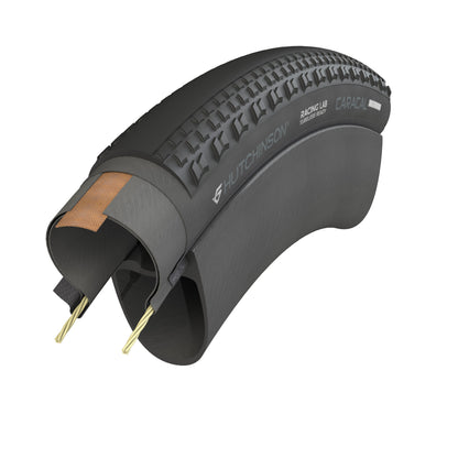 Pneu HUTCHINSON CARACAL ALLROAD 700x35 Tubeless Ready Castanho