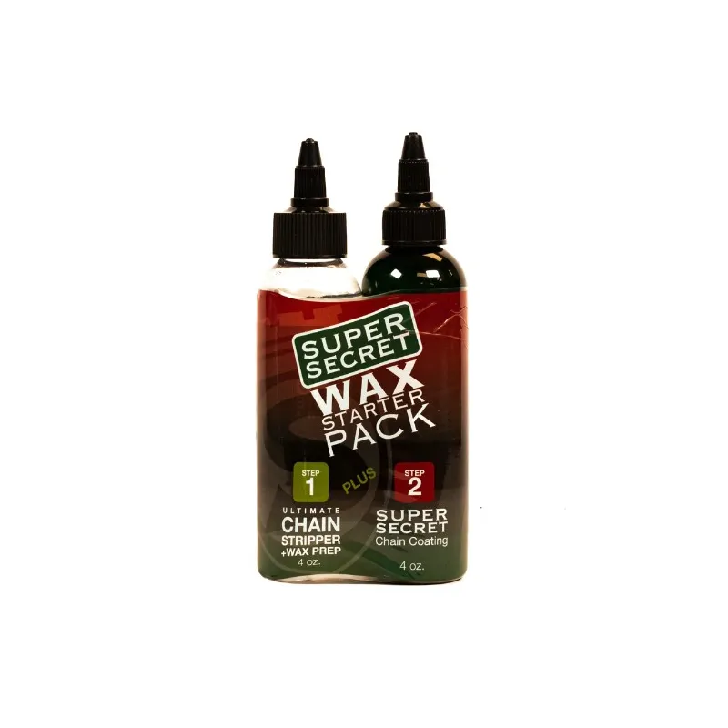 SILCA CHAIN STRIPPER e SUPER SECRET Pack de preparação e lubrificação de correntes 2x120ml