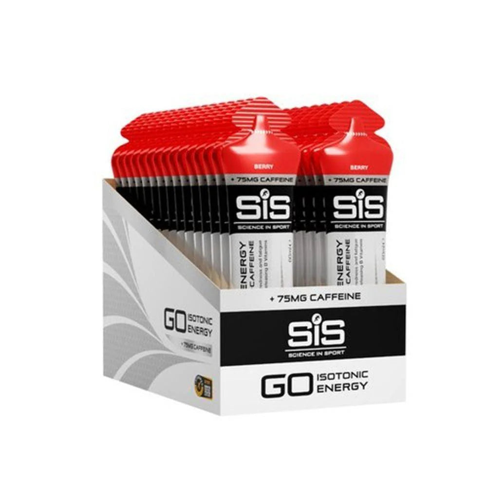 SIS GO ISOTONIC ENERGY Gel de Cafeína (60ml) Bagas vermelhas