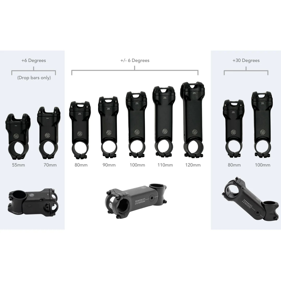 Espigão ajustável REDSHIFT SHOCKSTOP 1"1/8 +30°