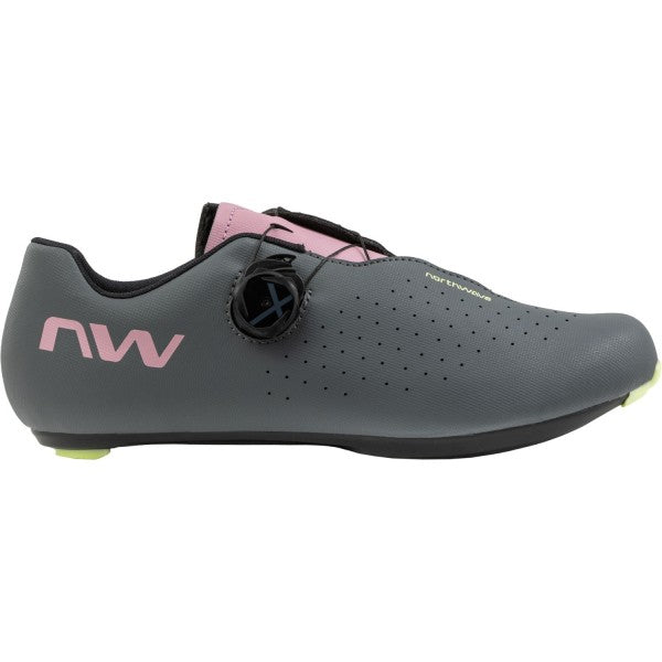 NORTHWAVE SONIC PLUS Sapatos de estrada para mulher Cinzento/Púrpura