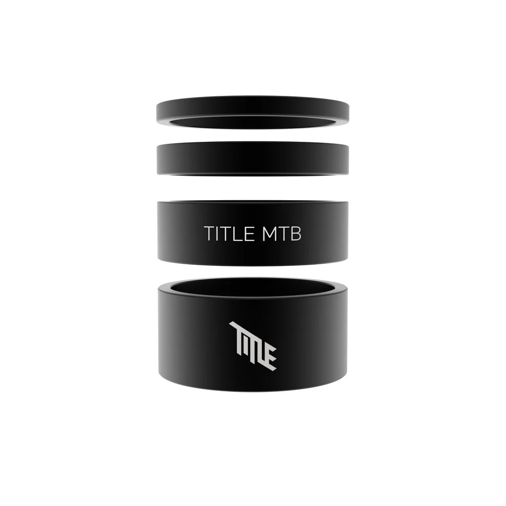 Entretoises De Direction TITLE Aluminium 1-1/8" Noir