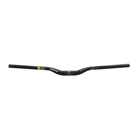 SPANK SPIKE 800 VIBROCORE Rise 30mm 31.8/800mm Guiador preto / verde