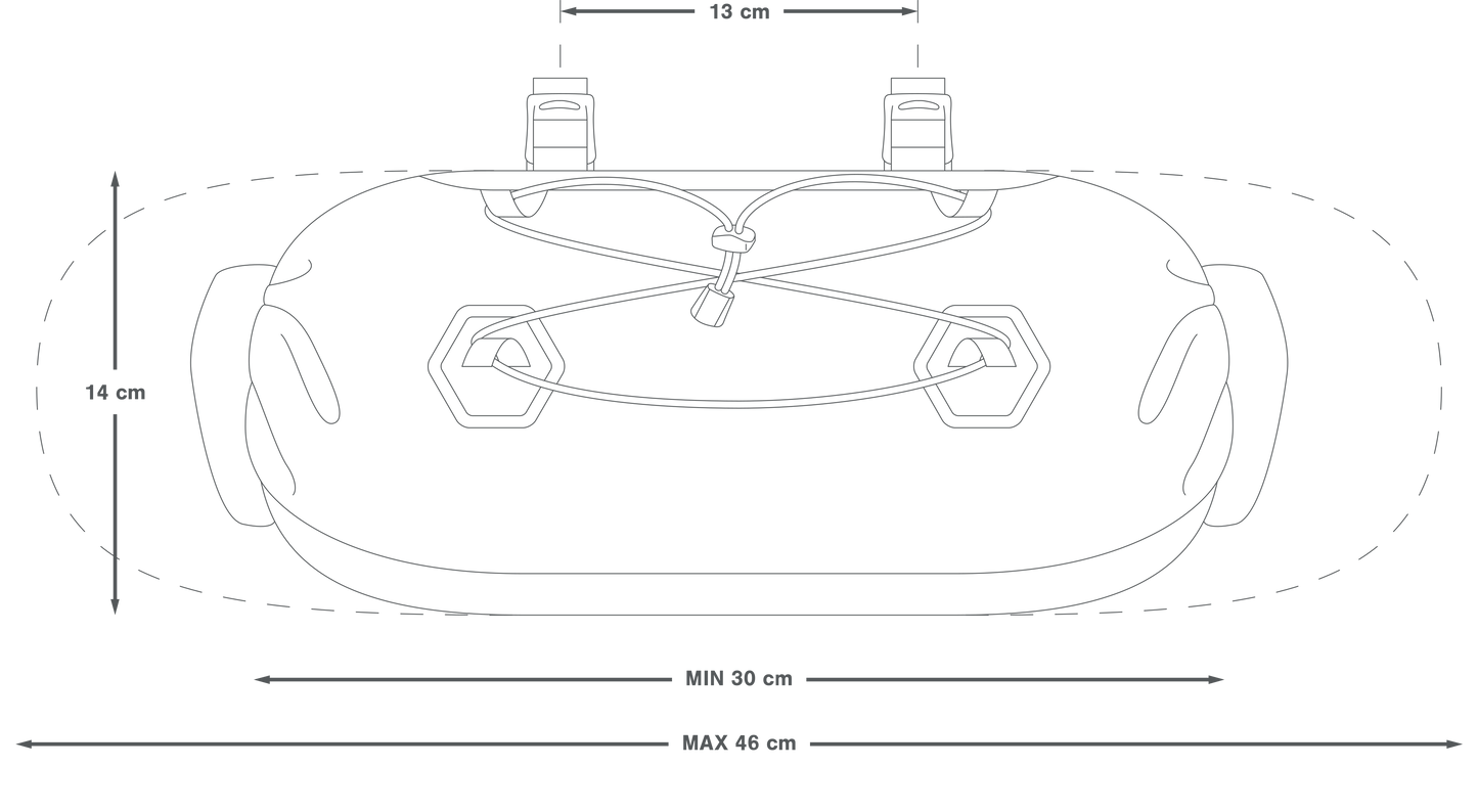 Saco para guiador APIDURA EXPEDITION HANDLEBAR PACK 9 L Preto