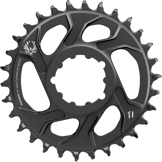 SRAM X-SYNC 2 EAGLE 12V Montagem Direta Offset 4mm Mono chainring Preto