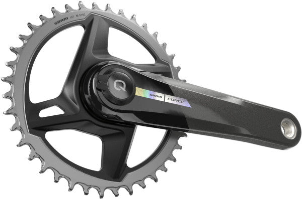 Pedaleiro monoprato de 12 velocidades SRAM QUARQ FORCE AXS WIDE MY24 com medidor de potência Direct Mount