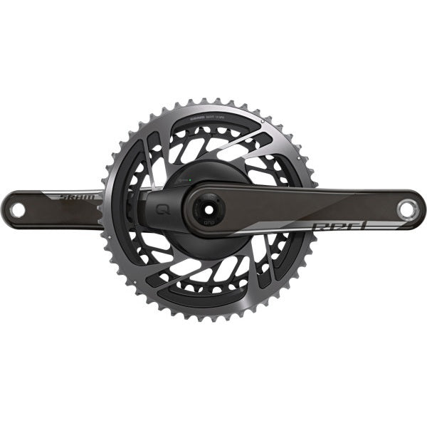 Pedaleiro de 12 velocidades SRAM QUARQ RED AXS com medidor de potência e dois pratos