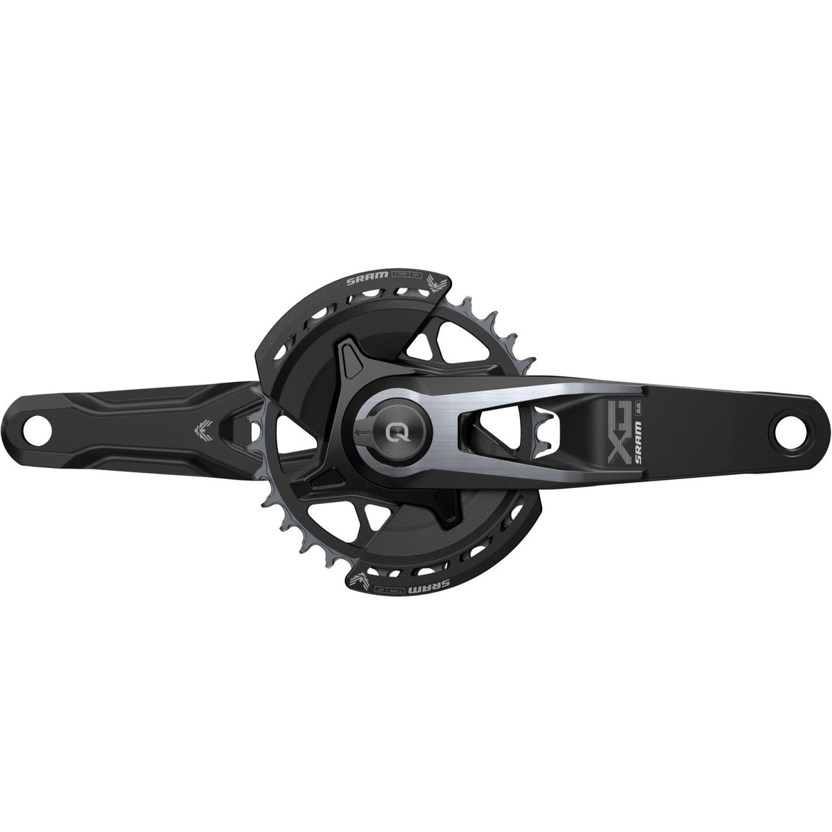 Pedaleiro monoprato SRAM QUARQ com medidor de potência X0 EAGLE T-TYPE EAGLE Q174 DUB WIDE