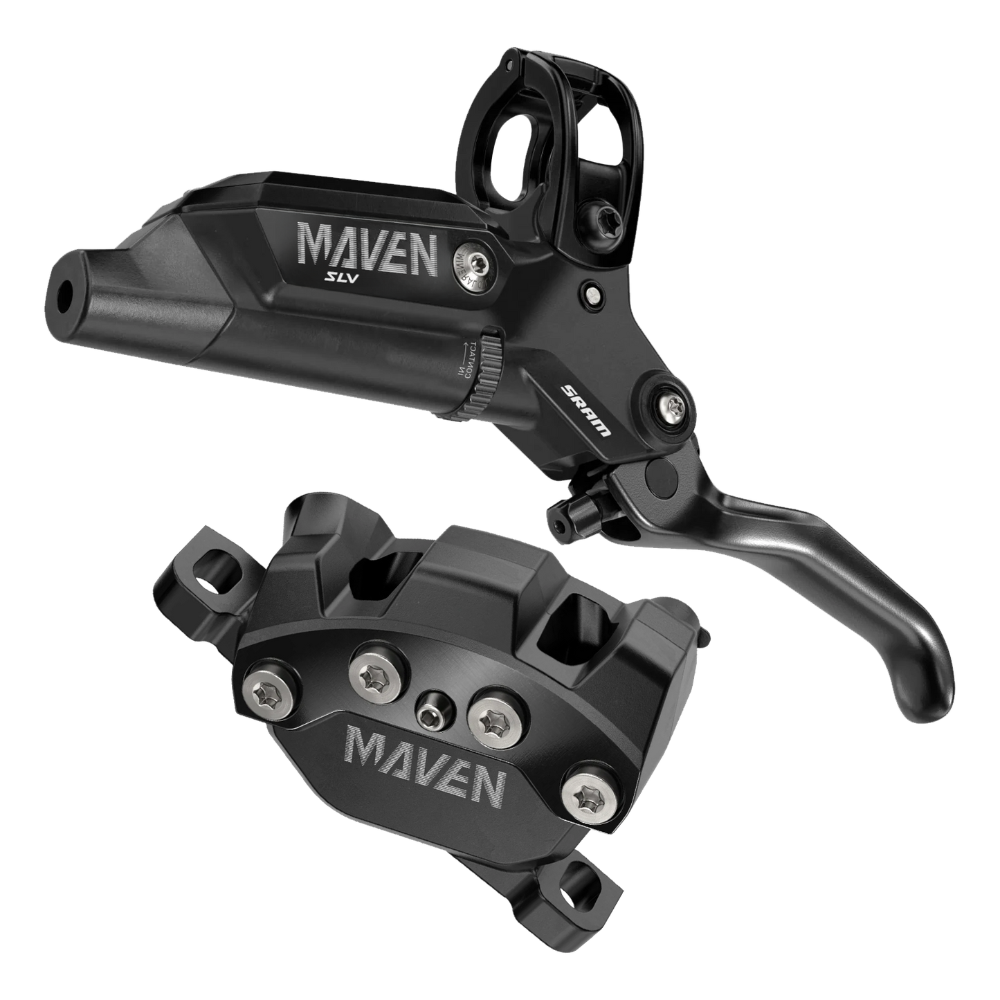 Par de travões SRAM MAVEN SILVER Preto