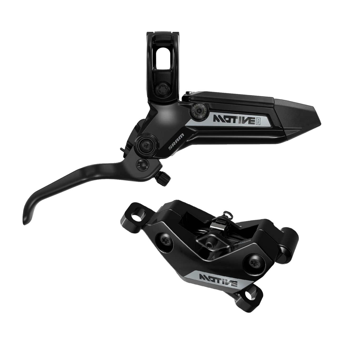 Par de travões SRAM MOTIVE SILVER Preto