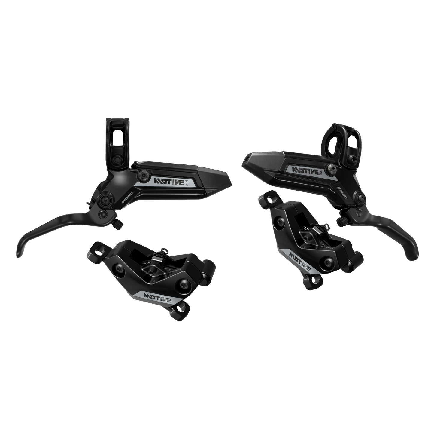 Par de travões SRAM MOTIVE SILVER Preto