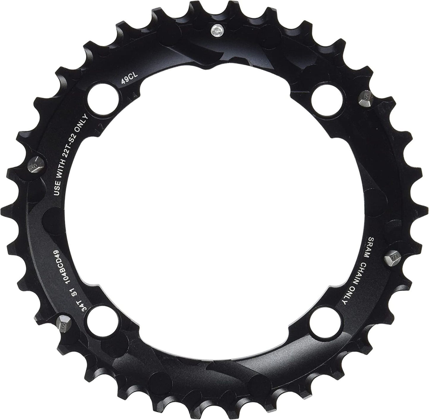 SRAM MTB 104BCD 10V 4 Furos 104mm Corrente Externa