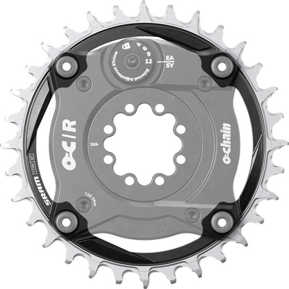 Prato 12V SRAM XX T-TYPE 104 BCD para O-CHAIN