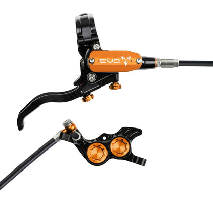 Travão Traseiro HOPE TECH 4 EVO GR4 Preto/Laranja