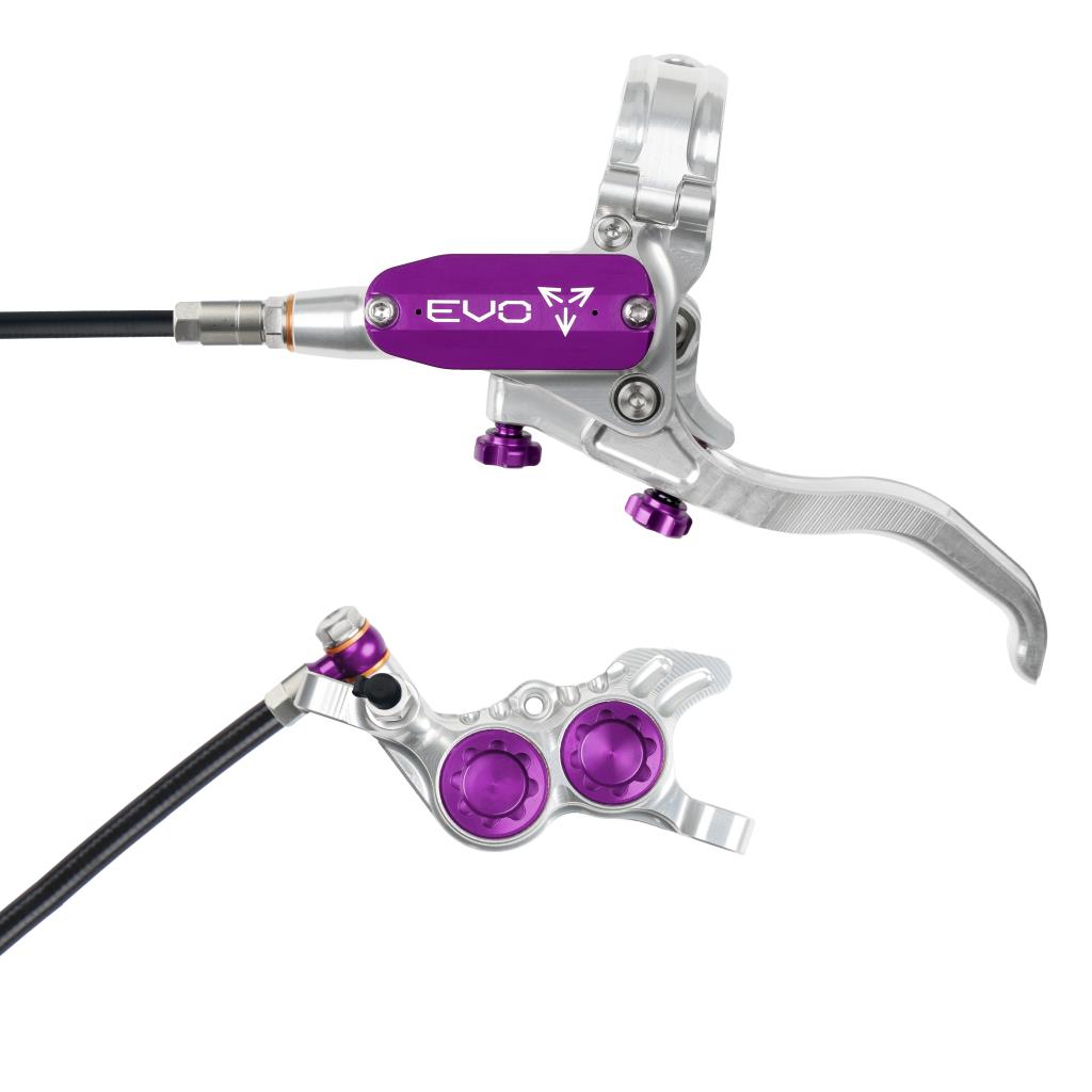 Travão dianteiro HOPE TECH 4 EVO GR4 Prata/Violeta