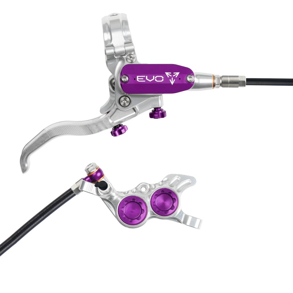 Travão traseiro HOPE TECH 4 EVO GR4 Prata/Violeta