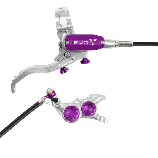Travão traseiro HOPE TECH 4 EVO GR4 Prata/Violeta