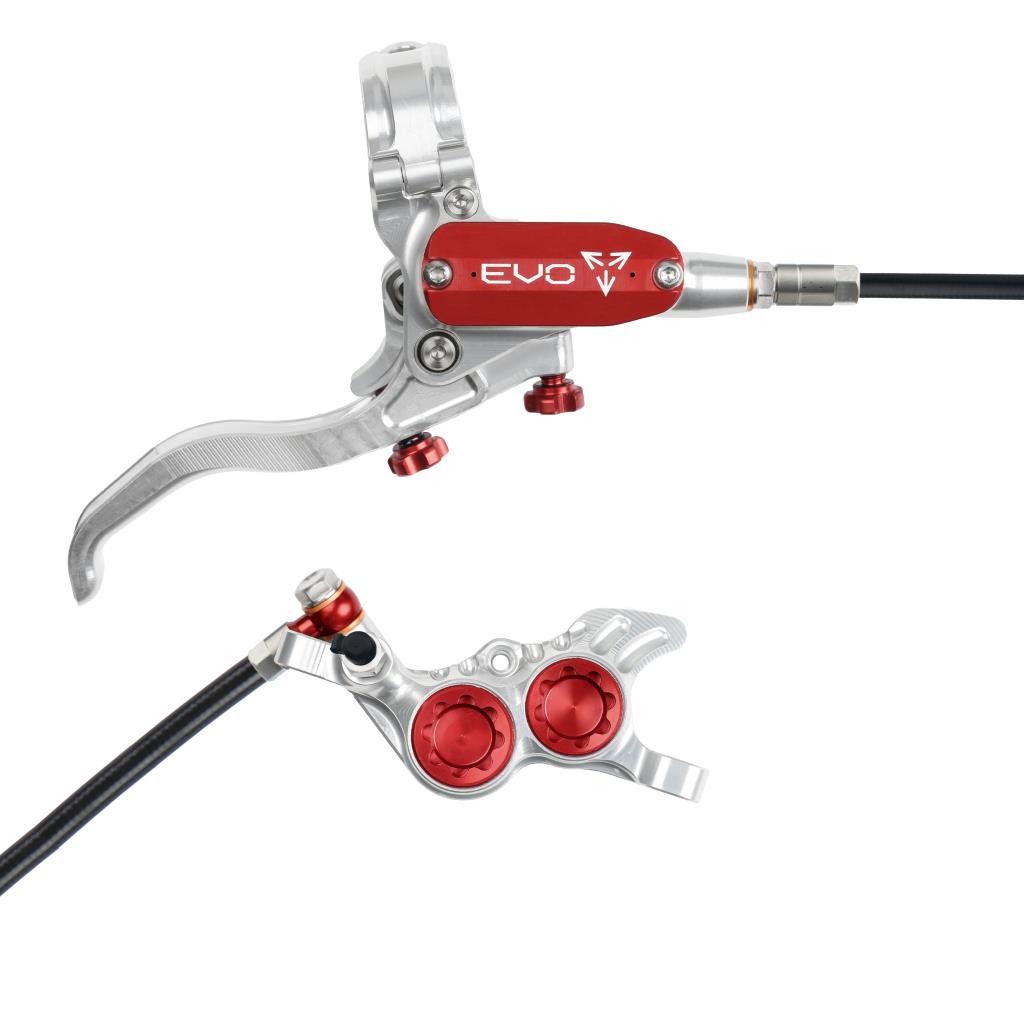 Travão traseiro HOPE TECH 4 EVO GR4 Prata/Vermelho