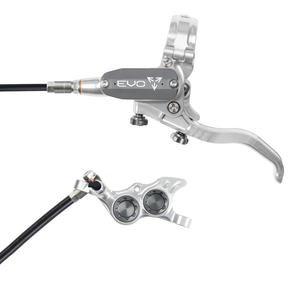 Travão dianteiro HOPE TECH 4 EVO TR4 Prata/Fumo