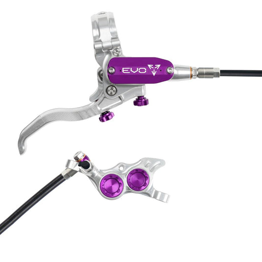 Travão traseiro HOPE TECH 4 EVO TR4 Prata/Violeta