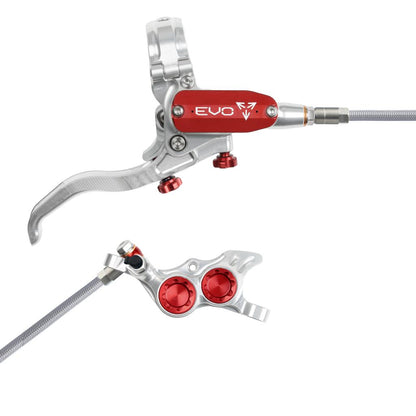 Travão Traseiro HOPE TECH 4 EVO TR4 Aviation Prateado/Vermelho