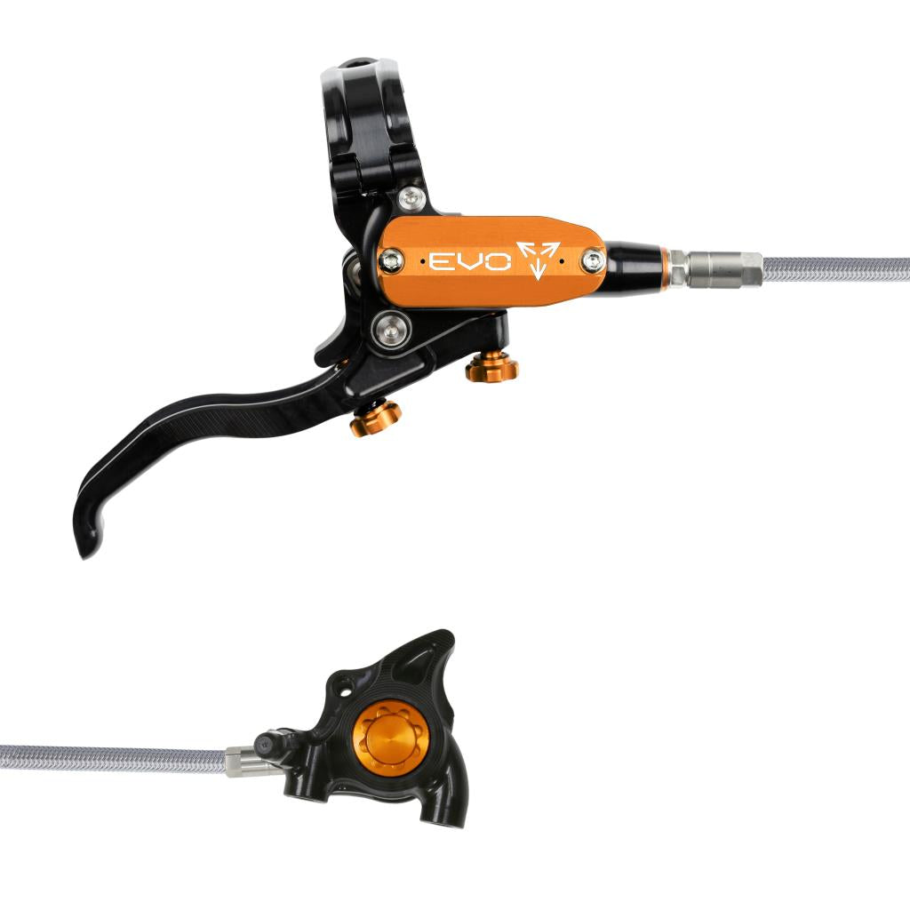 HOPE TECH 4 EVO X2 FM Aviation Travão traseiro Preto/Laranja