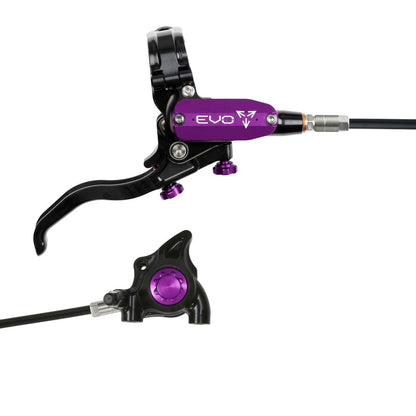 Travão Traseiro HOPE TECH 4 EVO X2 FM Preto/Violeta