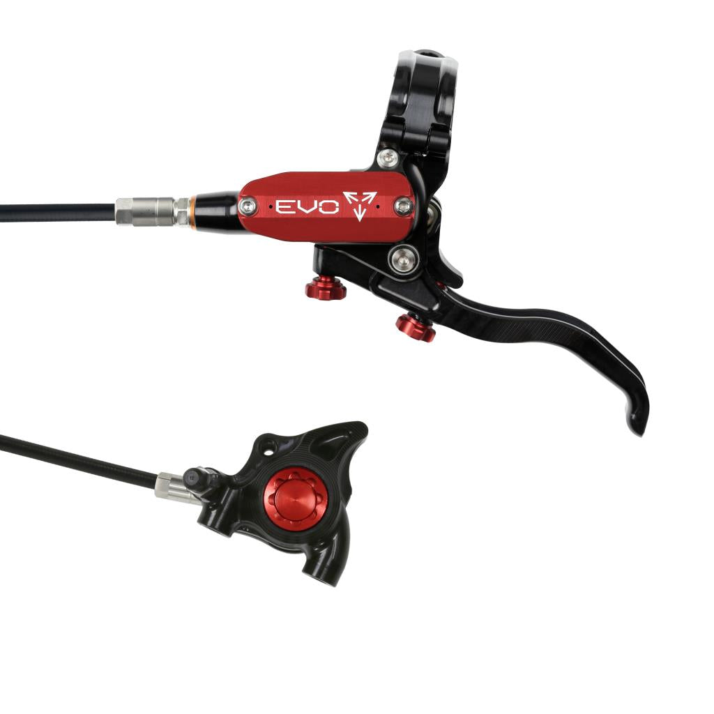 Travão dianteiro HOPE TECH 4 EVO X2 FM Preto/Vermelho