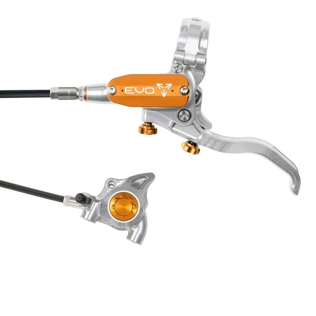 Travão dianteiro HOPE TECH 4 EVO X2 FM Prata/Laranja