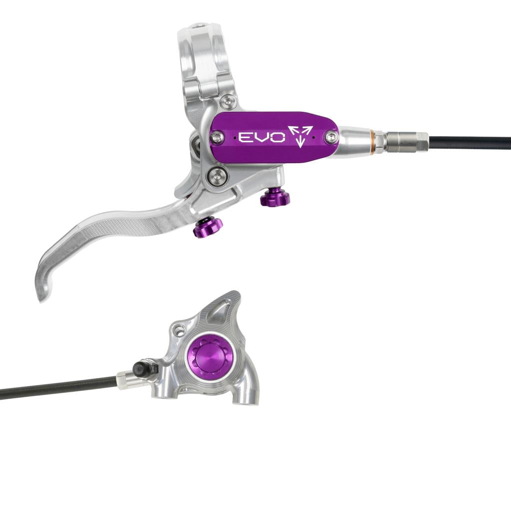 Travão traseiro HOPE TECH 4 EVO X2 FM Prata/Violeta