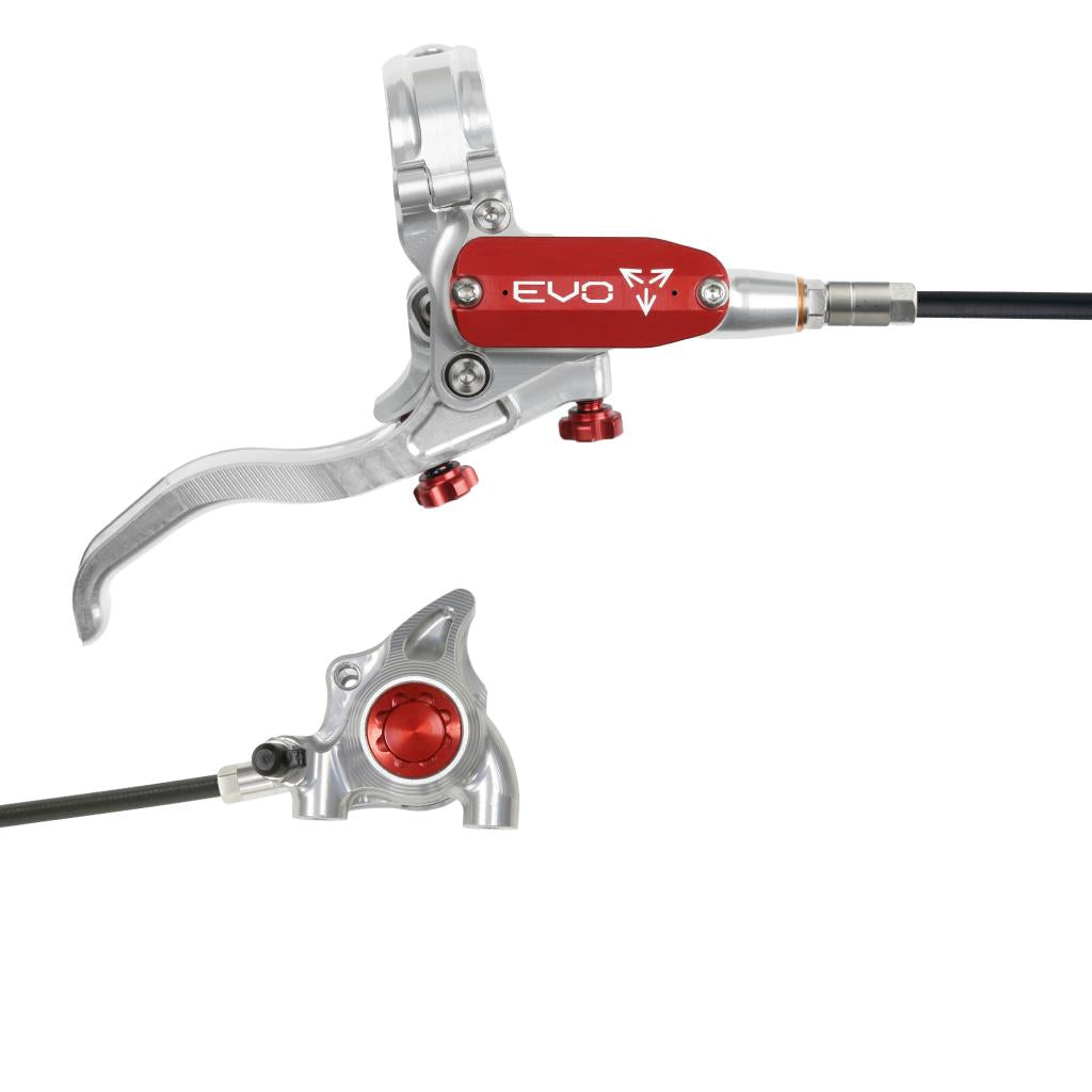 Travão traseiro HOPE TECH 4 EVO X2 FM Prata/Vermelho