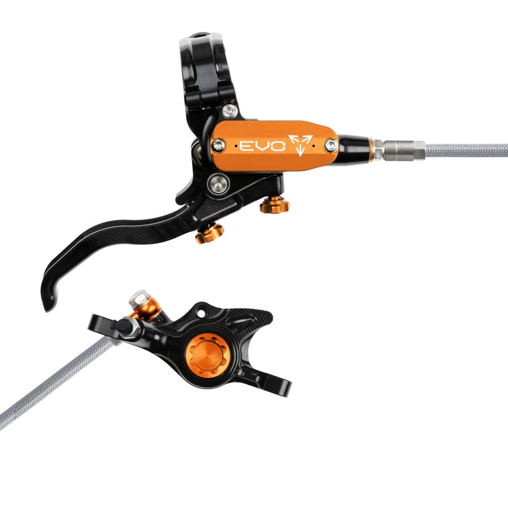 HOPE TECH 4 EVO X2 PM Aviation Travão traseiro Preto/Laranja