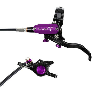 Travão Dianteiro HOPE TECH 4 EVO X2 PM Preto/Violeta