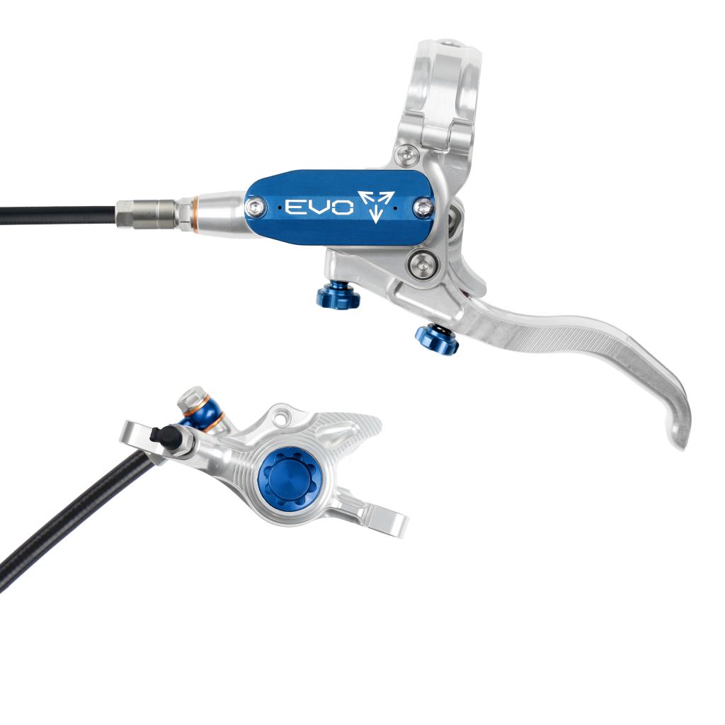 Travão dianteiro HOPE TECH 4 EVO X2 PM Prata/Azul