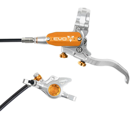 Travão dianteiro HOPE TECH 4 EVO X2 PM Prata/Laranja
