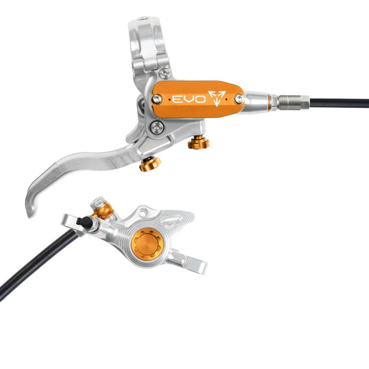 Travão traseiro HOPE TECH 4 EVO X2 PM Prata/Laranja