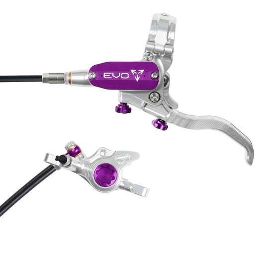 Travão dianteiro HOPE TECH 4 EVO X2 PM Prata/Violeta